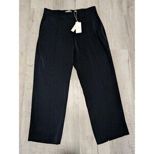 Vince VO07222019 Cobalt Blue Pull On Crop Straight Pants Medium NWT
